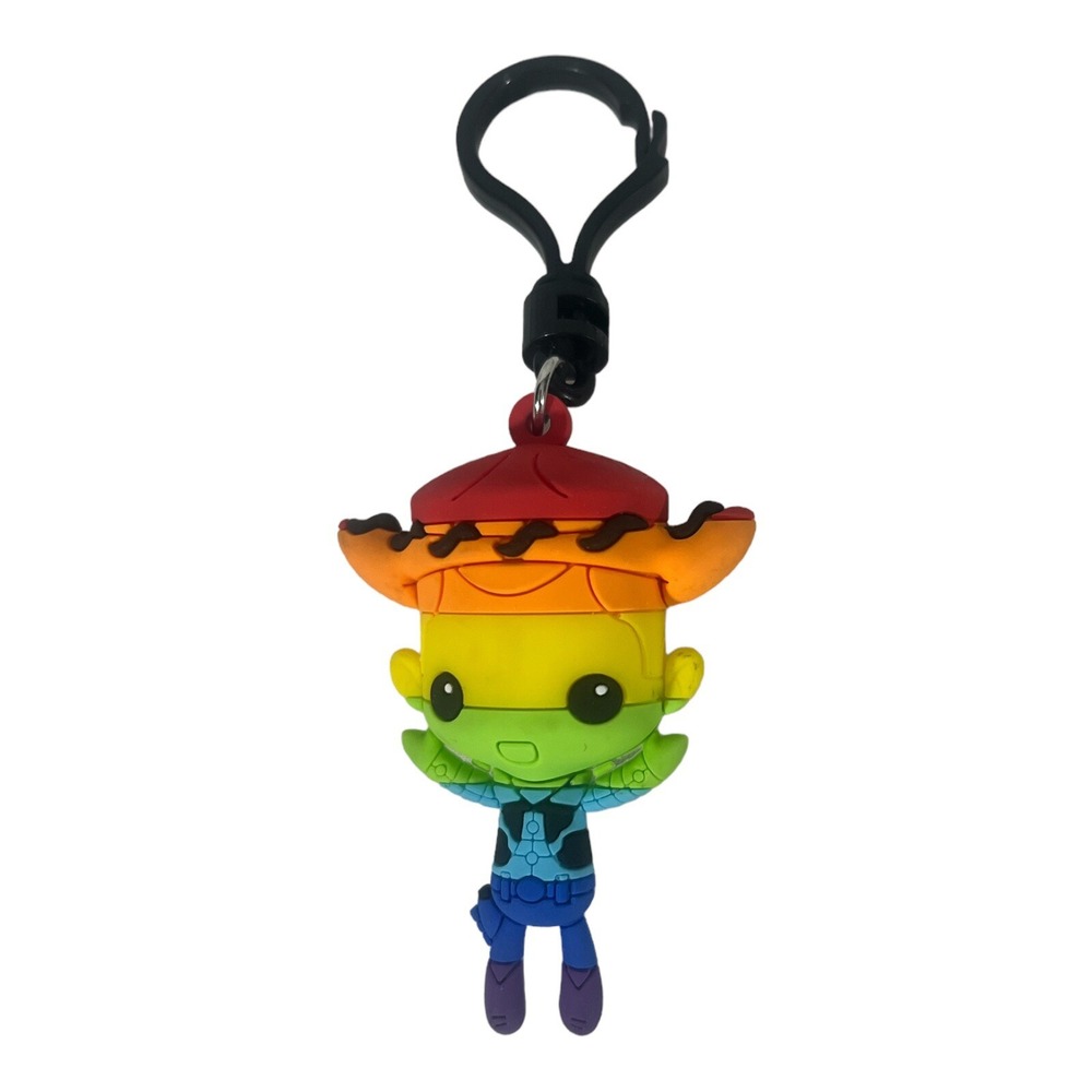 Woody - Disney Pride Rainbow Series 39 Figural Bag Clip Keychain Monogram‎